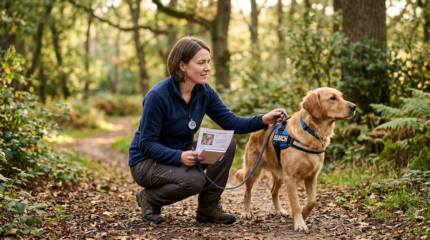 Séance avec un communicateur animalier pour la recherche d'un animal perdu, chien et chat disparus